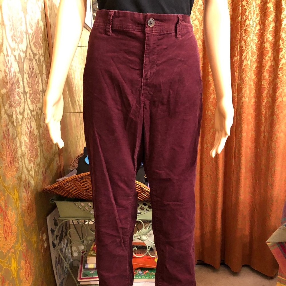 A New Day Burgundy Corduroy Pants